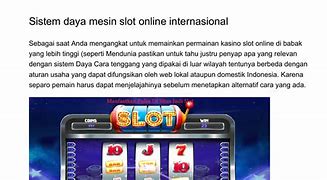 Aplikasi Pengaturan Mesin Slot Online